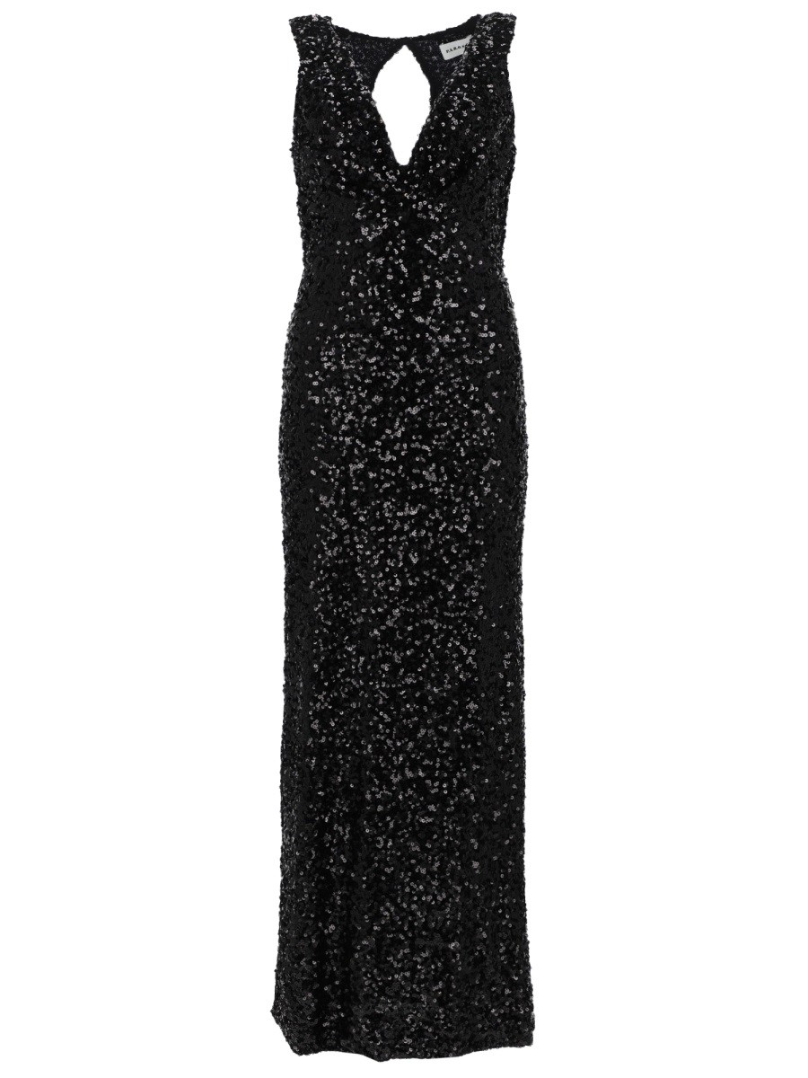 P.A.R.O.S.H. Full Sequin Long Dress