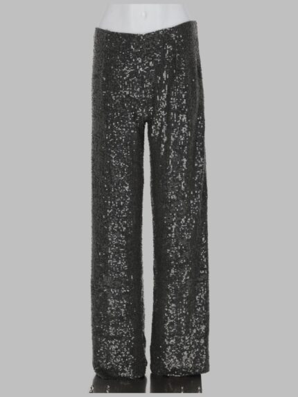 P.A.R.O.S.H. PANTALONE DRITTO CON PAILLETTES