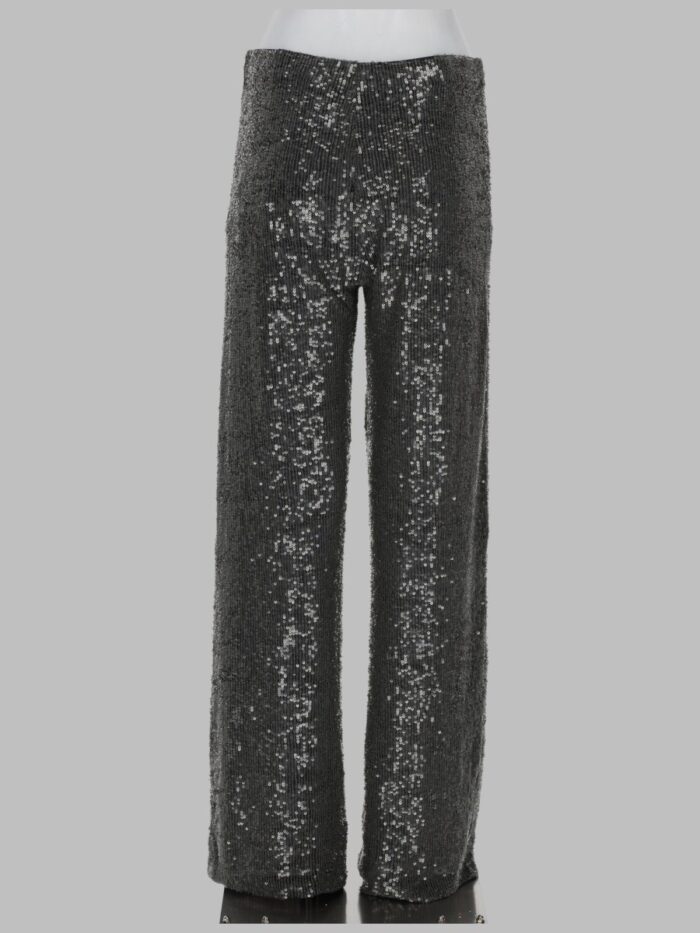 P.A.R.O.S.H. PANTALONE DRITTO CON PAILLETTES