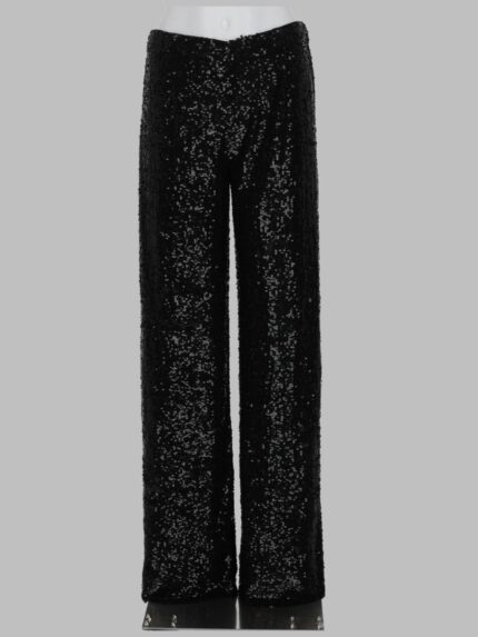P.A.R.O.S.H. PANTALONE DRITTO CON PAILLETTES