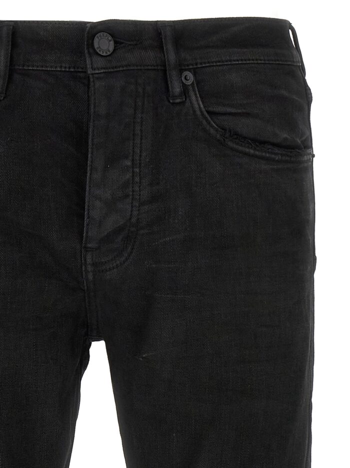 PURPLE 'P001 Black Resin 3/D' Jeans