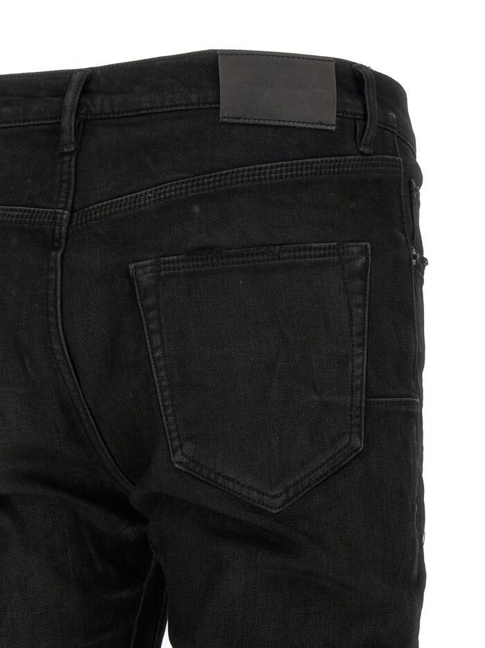 PURPLE 'P001 Black Resin 3/D' Jeans