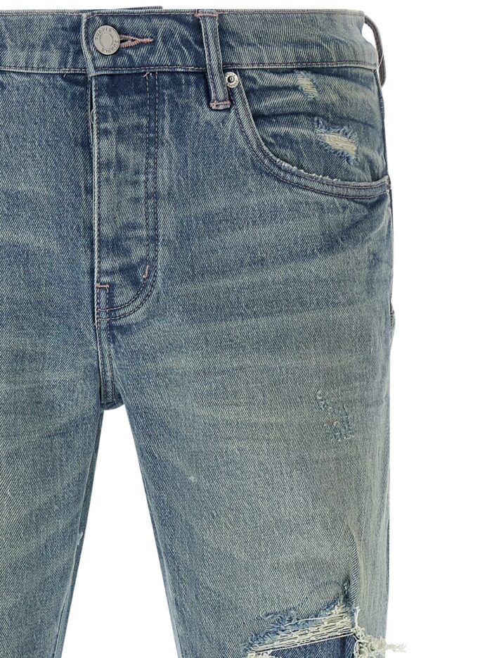 PURPLE 'P001 Repairs' Jeans