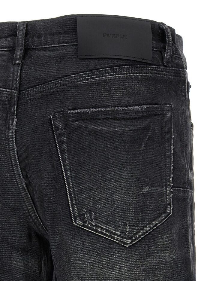 PURPLE 'P005 Double Dip Coated' Jeans