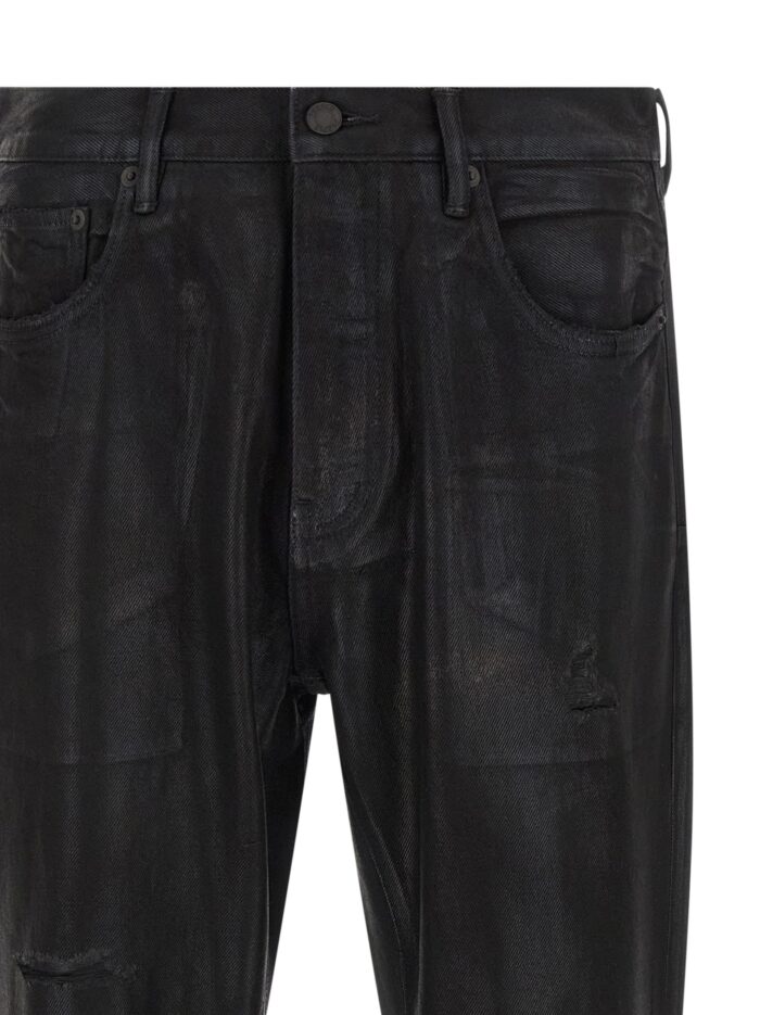 PURPLE 'P026 Rinsed Foil Boot' Jeans
