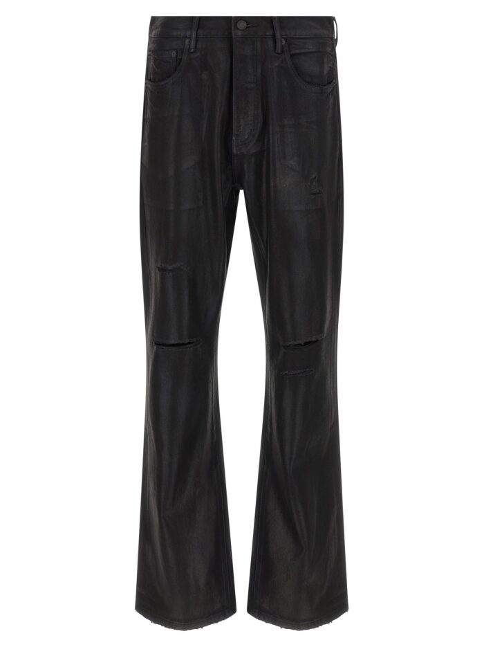PURPLE 'P026 Rinsed Foil Boot' Jeans