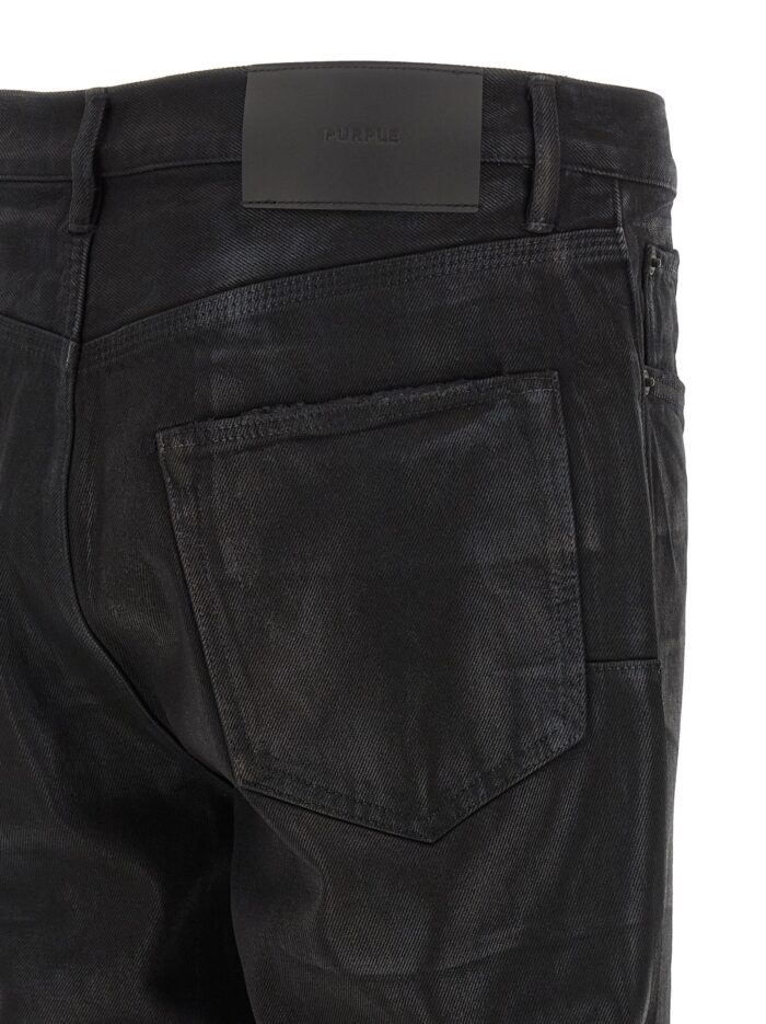 PURPLE 'P026 Rinsed Foil Boot' Jeans