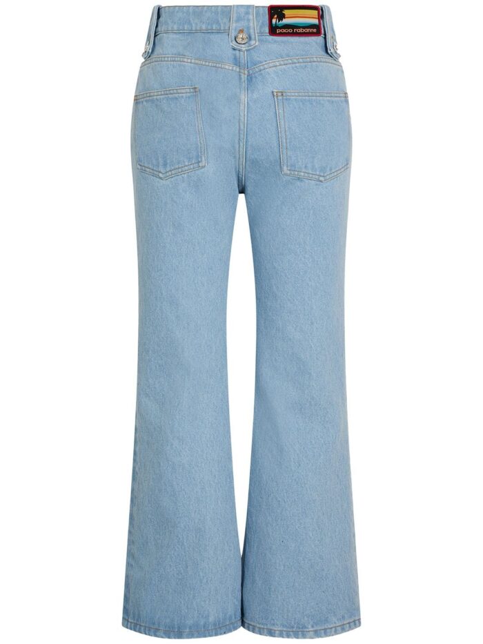 PACO RABANNE Flared Cropped Jeans