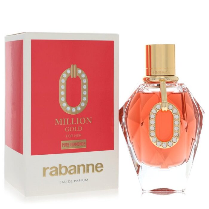 Paco Rabanne Million Gold Pure Diamonds By Paco Rabanne - Eau De Parfum Spray 3 Oz - Image 1