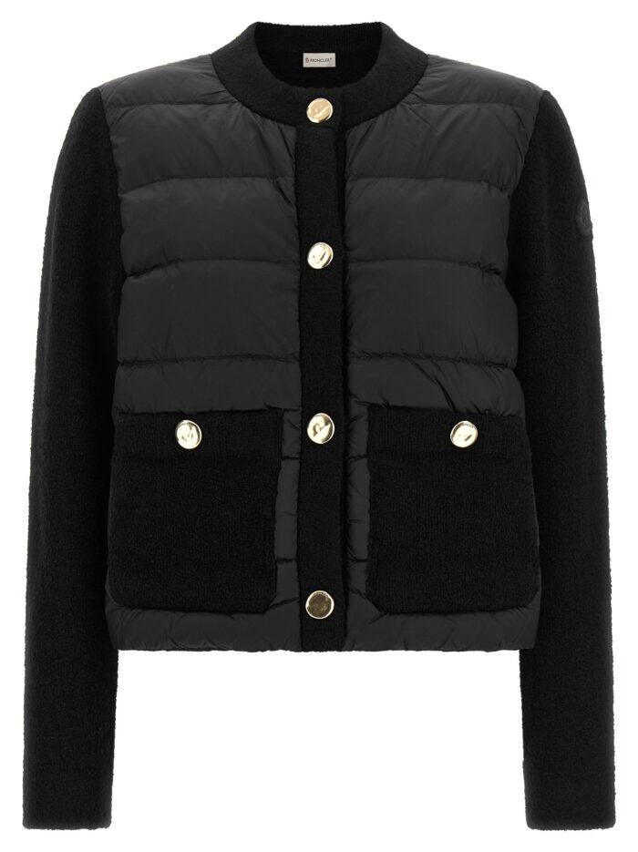 moncler padded cardigan Moncler Padded Cardigan