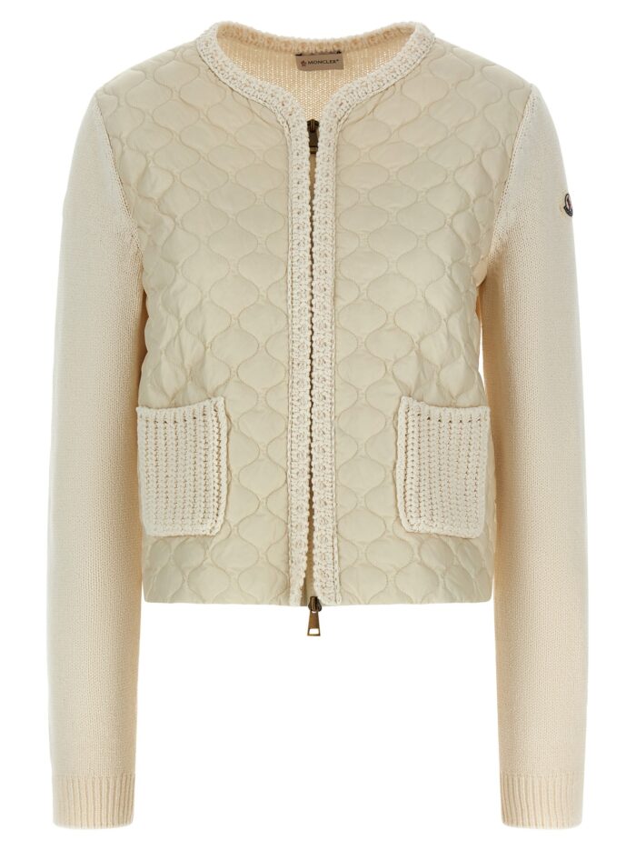 moncler padded cardigan Moncler Padded Cardigan