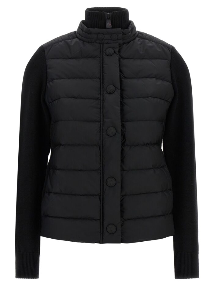 moncler grenoble padded cardigan MONCLER GRENOBLE Padded Cardigan