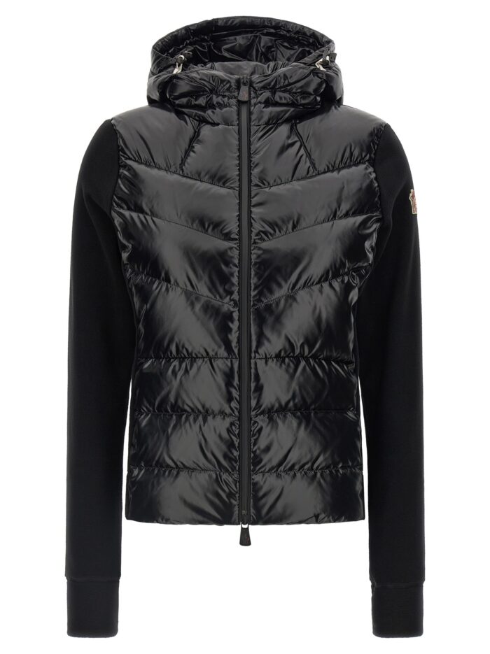MONCLER GRENOBLE Padded Cardigan With Hood And Zip