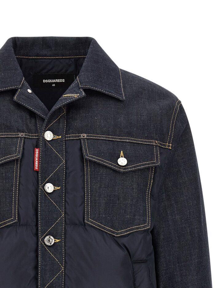 Dsquared2 Padded 'Hybrid' Trucker Jacket