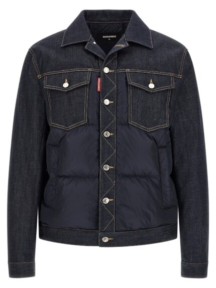 Dsquared2 Padded 'Hybrid' Trucker Jacket