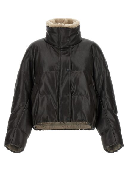 Brunello Cucinelli Padded Leather Jacket