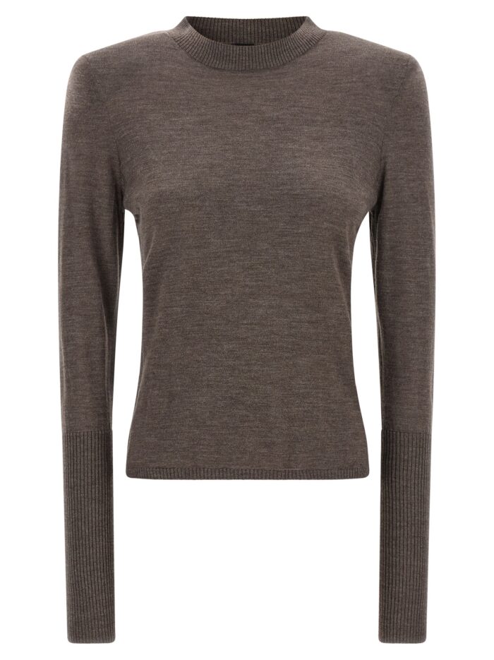 pinko padded shoulder sweater Pinko Padded Shoulder Sweater