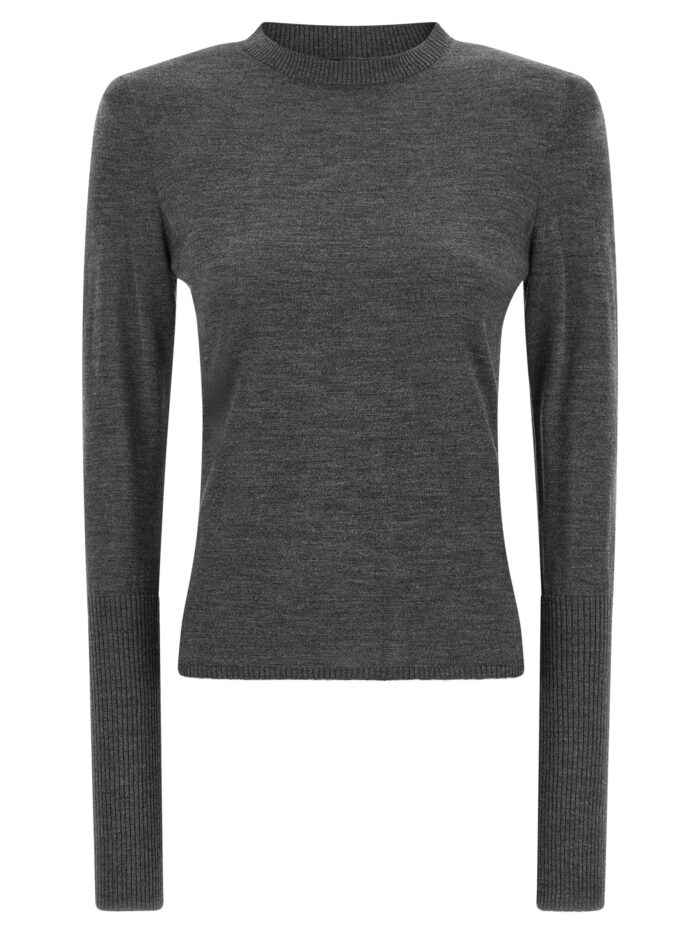 pinko padded shoulder sweater Pinko Padded Shoulder Sweater