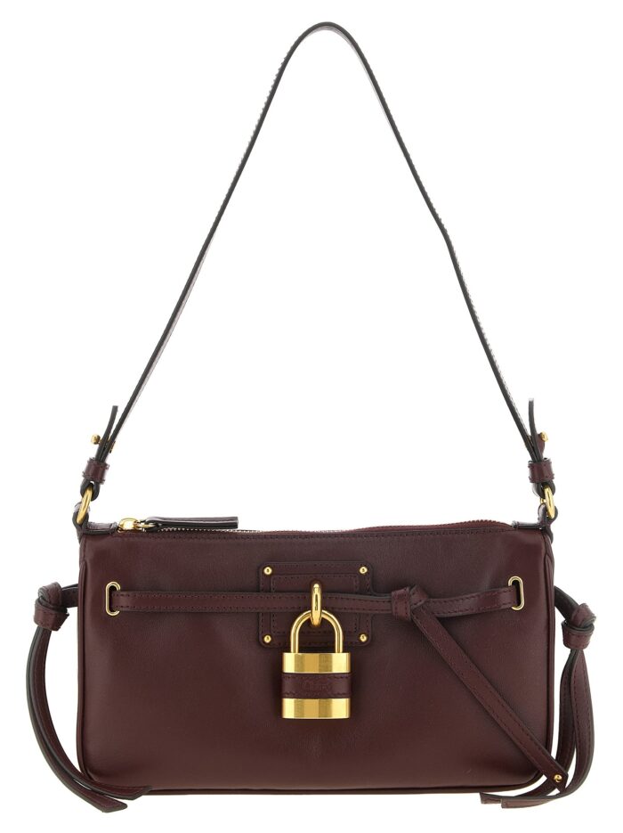 chloÉ 'paddington sling' burgundy mini clutch CHLOÉ 'Paddington Sling' Burgundy Mini Clutch