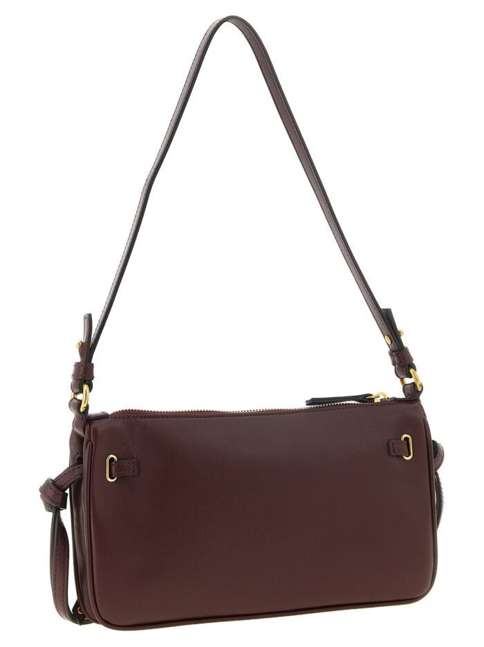 CHLOÉ 'Paddington Sling' Burgundy Mini Clutch