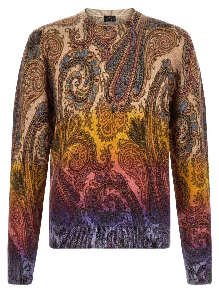 etro paisley dégradé sweater Etro Paisley Dégradé Sweater