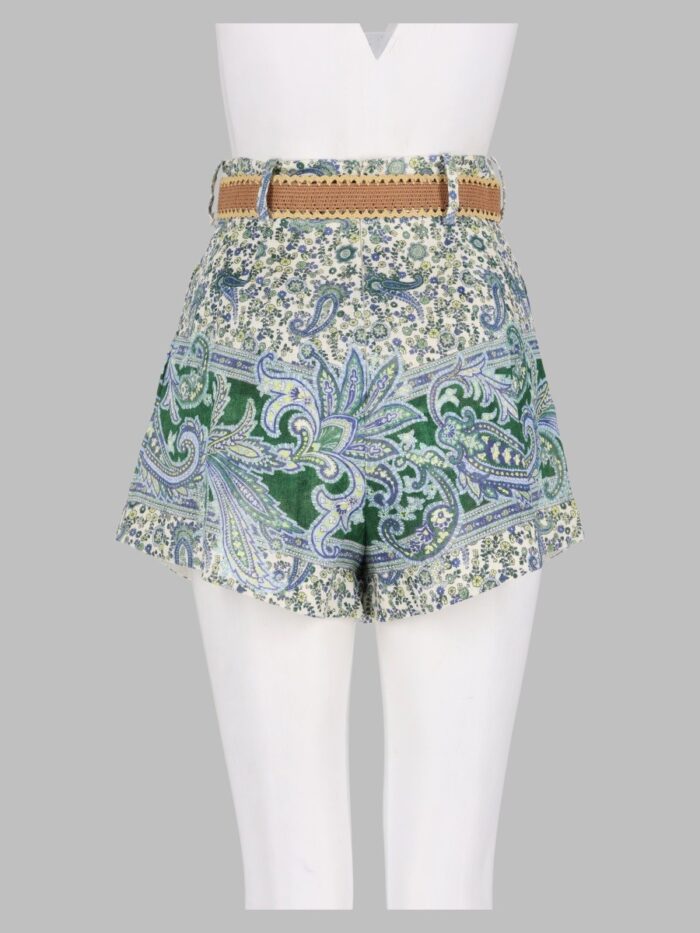 ZIMMERMANN Paisley Ottie Tuck Shorts