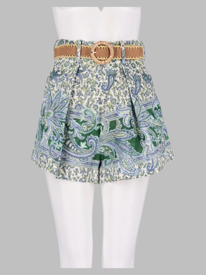 ZIMMERMANN Paisley Ottie Tuck Shorts