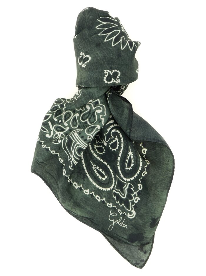 golden goose deluxe brand paisley scarf Golden Goose Deluxe Brand Paisley Scarf