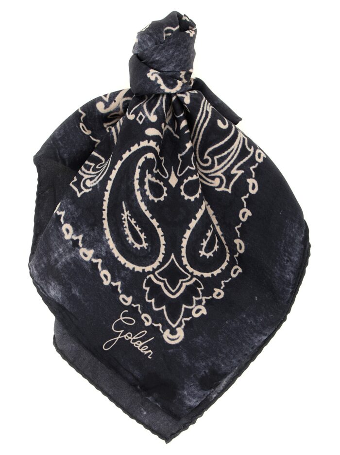 golden goose deluxe brand paisley scarf Golden Goose Deluxe Brand Paisley Scarf