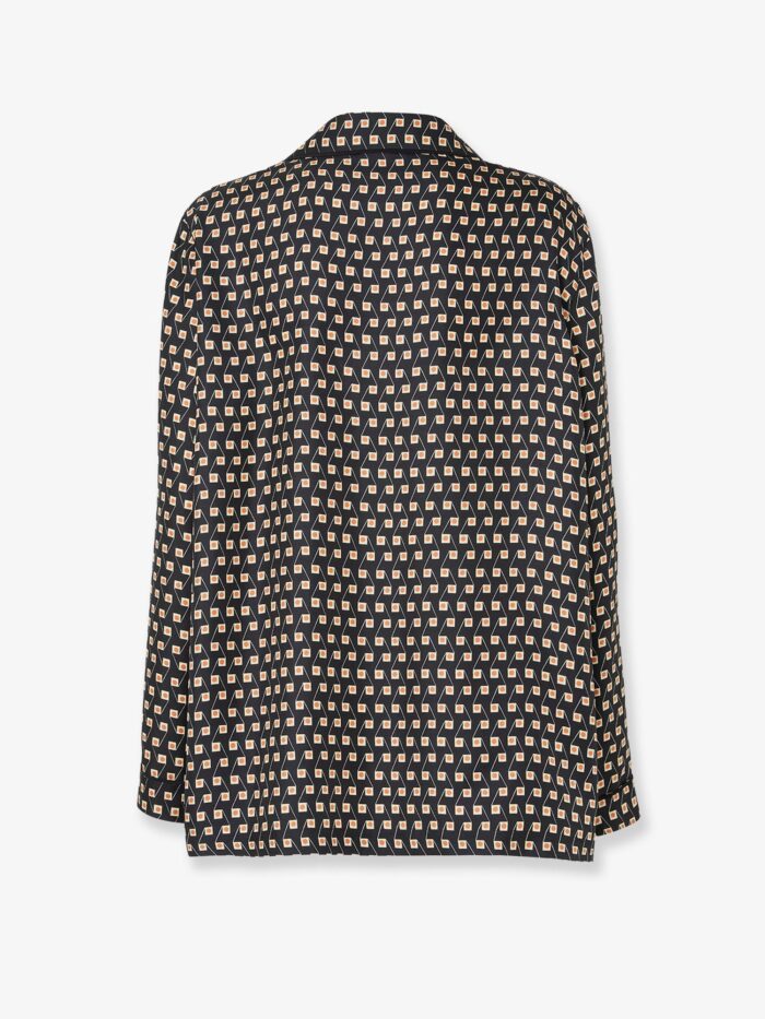 Fendi Pajamas Printed Silk Shirt