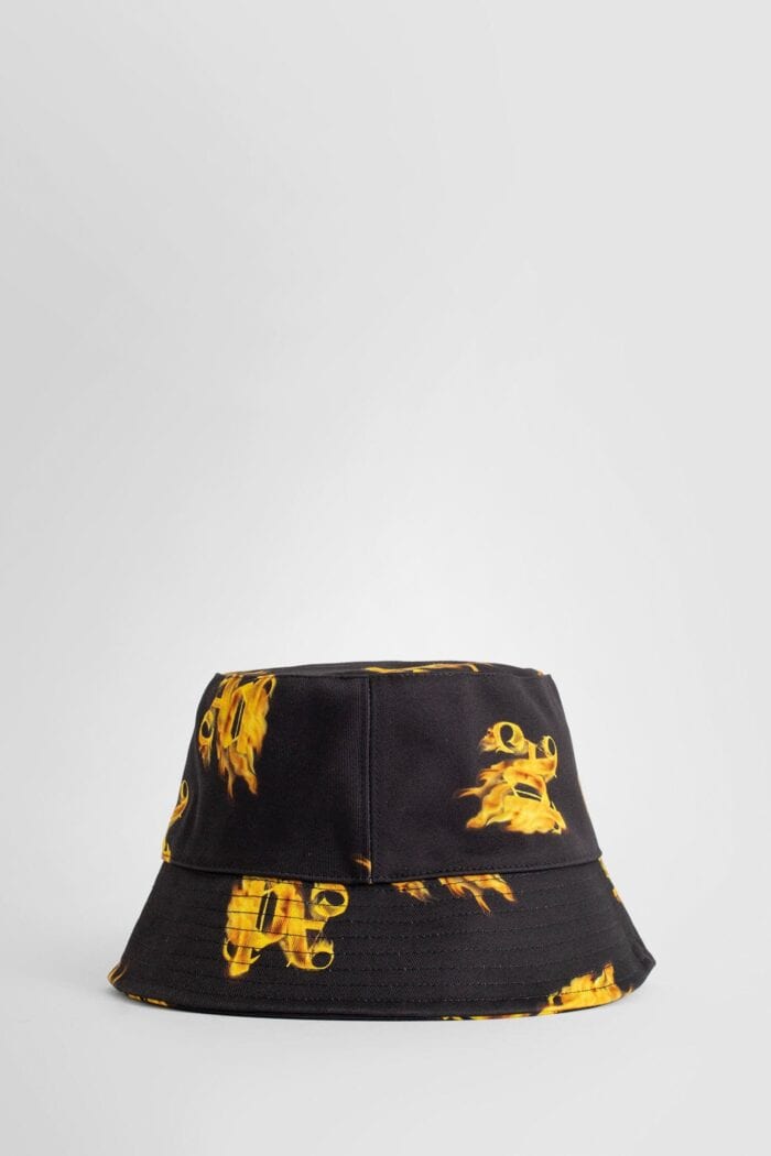 PALM ANGELS All Burning Monogram Print Bucket Hat