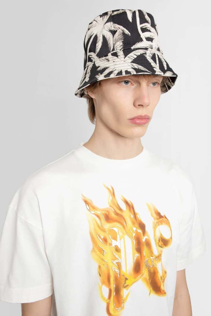 PALM ANGELS All-over Palms Bucket Hat