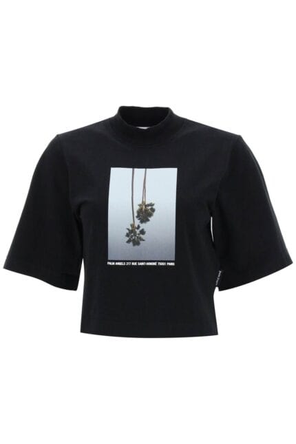 Palm Angels Boxy T-shirt With Print