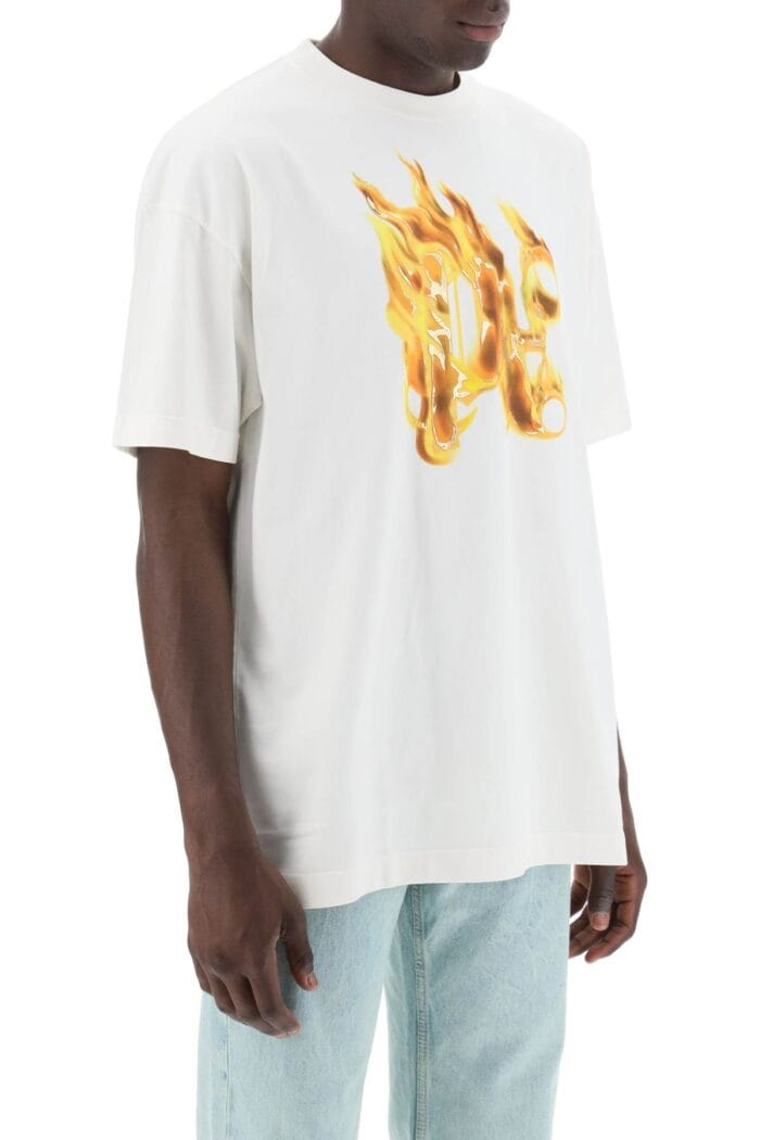 PALM ANGELS "burning Monogram T