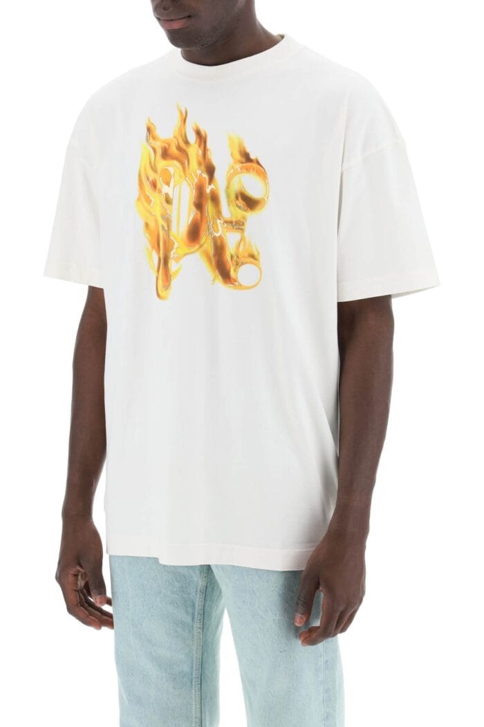 PALM ANGELS "burning Monogram T