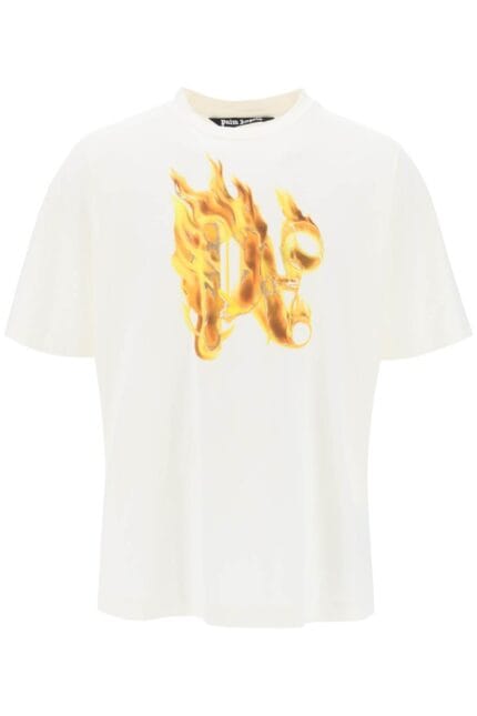 PALM ANGELS "burning Monogram T