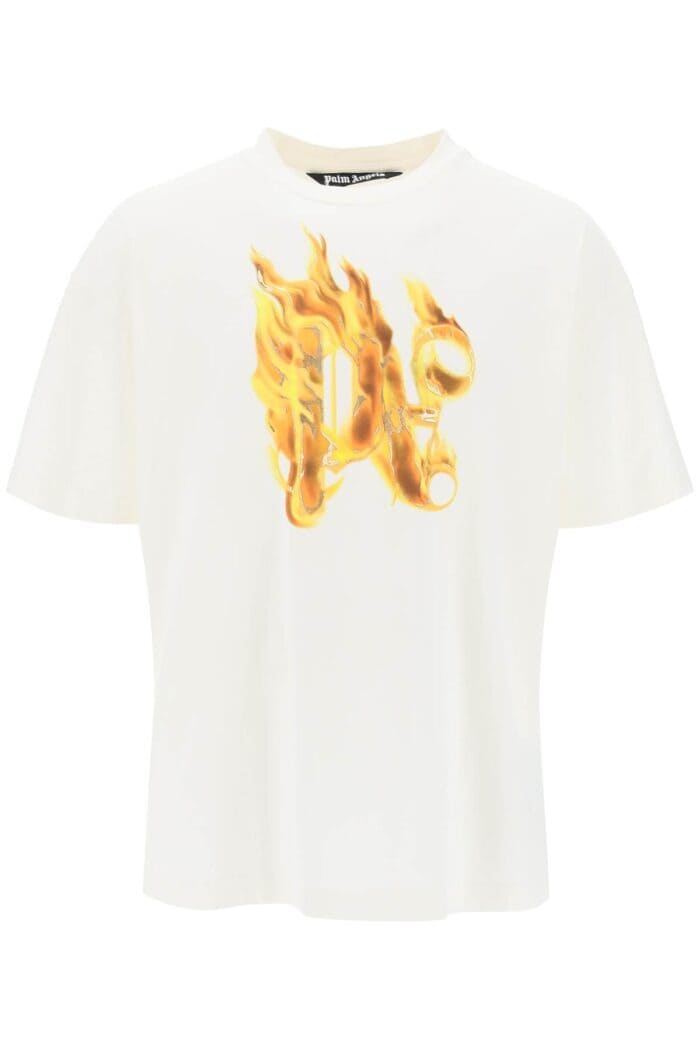 PALM ANGELS "burning Monogram T