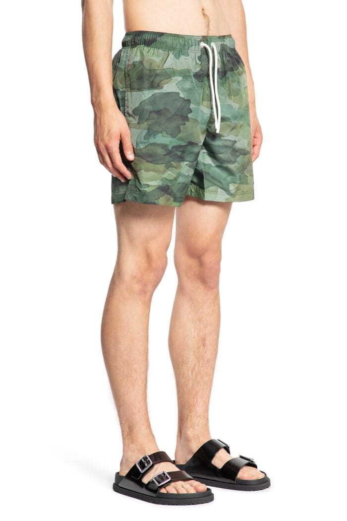 PALM ANGELS Camo Swim Shorts