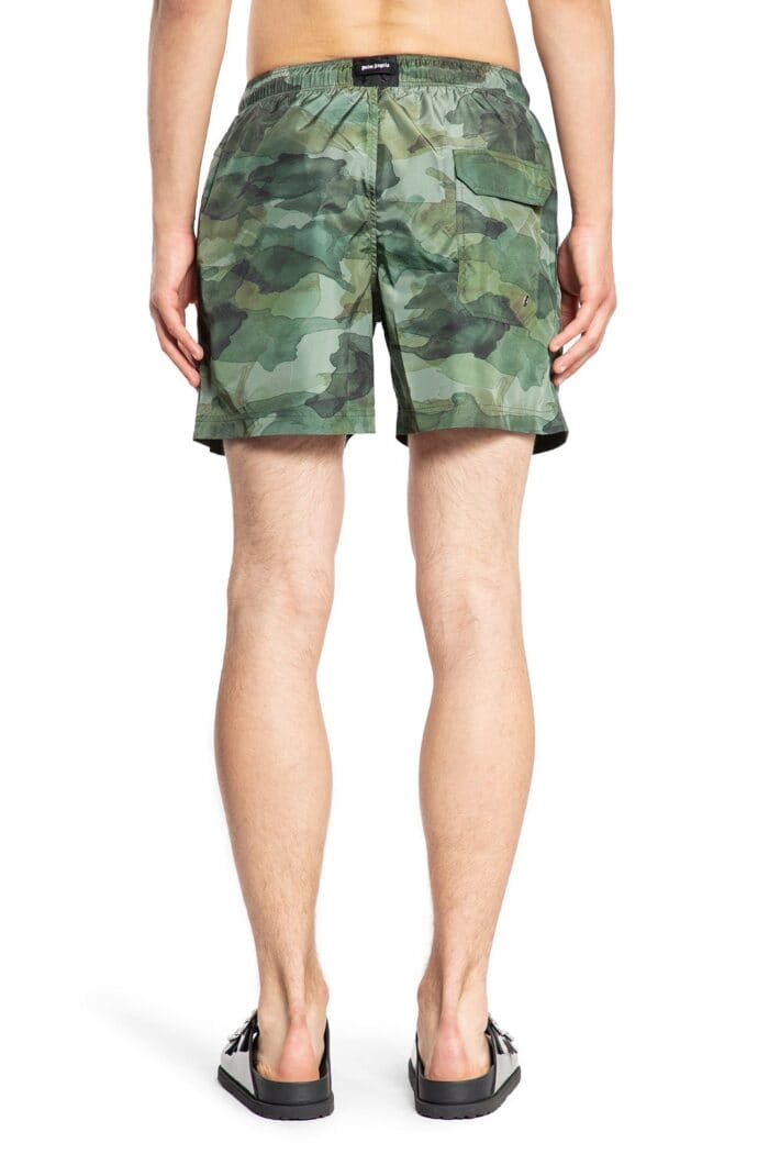 PALM ANGELS Camo Swim Shorts