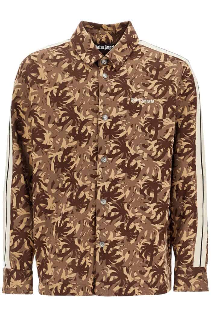 PALM ANGELS Camouflage Track Overshirt