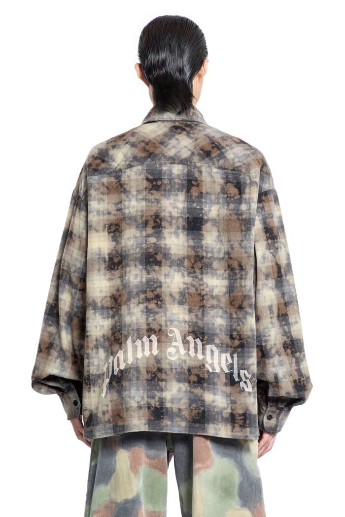 PALM ANGELS Check Logo Shirt