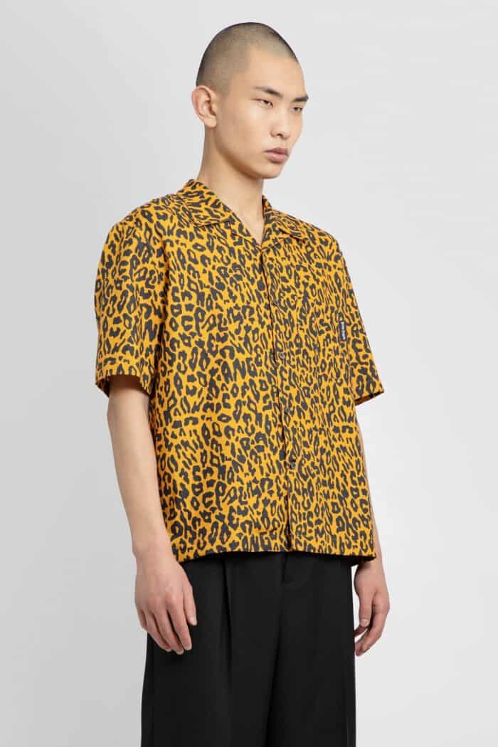 PALM ANGELS Cheetah Bowling Shirt