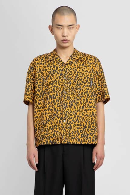 PALM ANGELS Cheetah Bowling Shirt