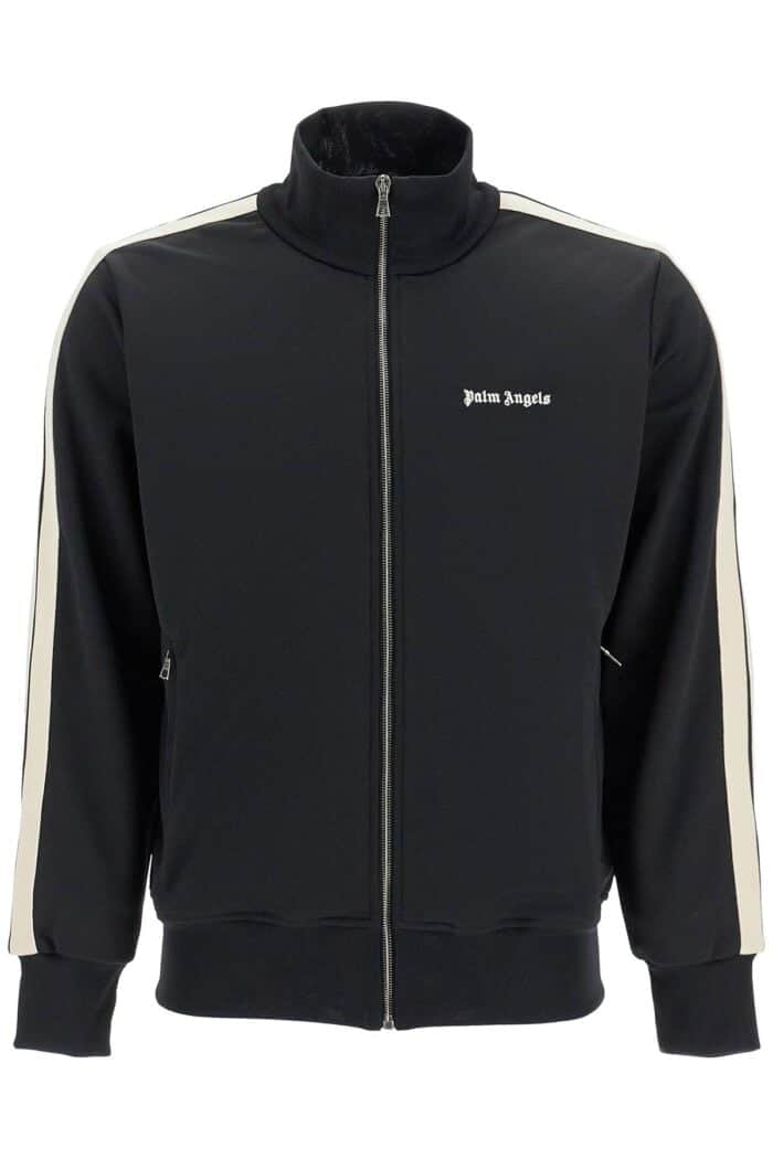 PALM ANGELS Contrast Band Track Jacket With Nine Words