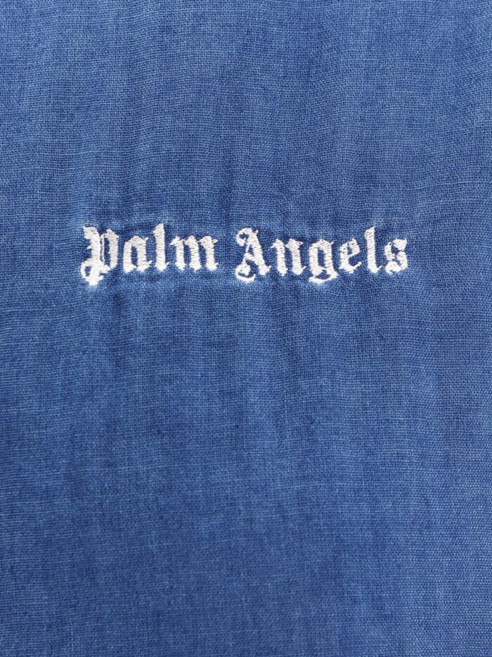 Palm Angels Cotton Sweatshirt With Embroidered Logo