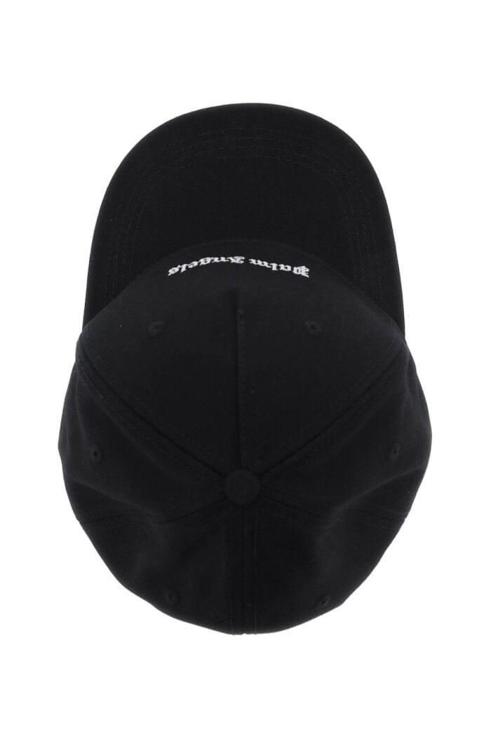 Palm Angels Embroidered Logo Baseball Cap With