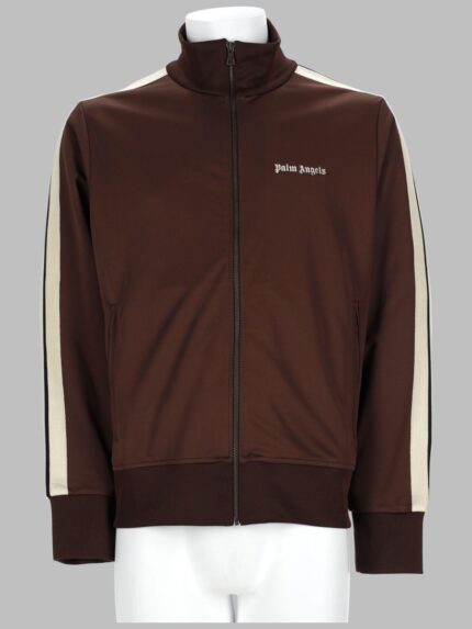 Palm Angels FELPA CON ZIP E LOGO