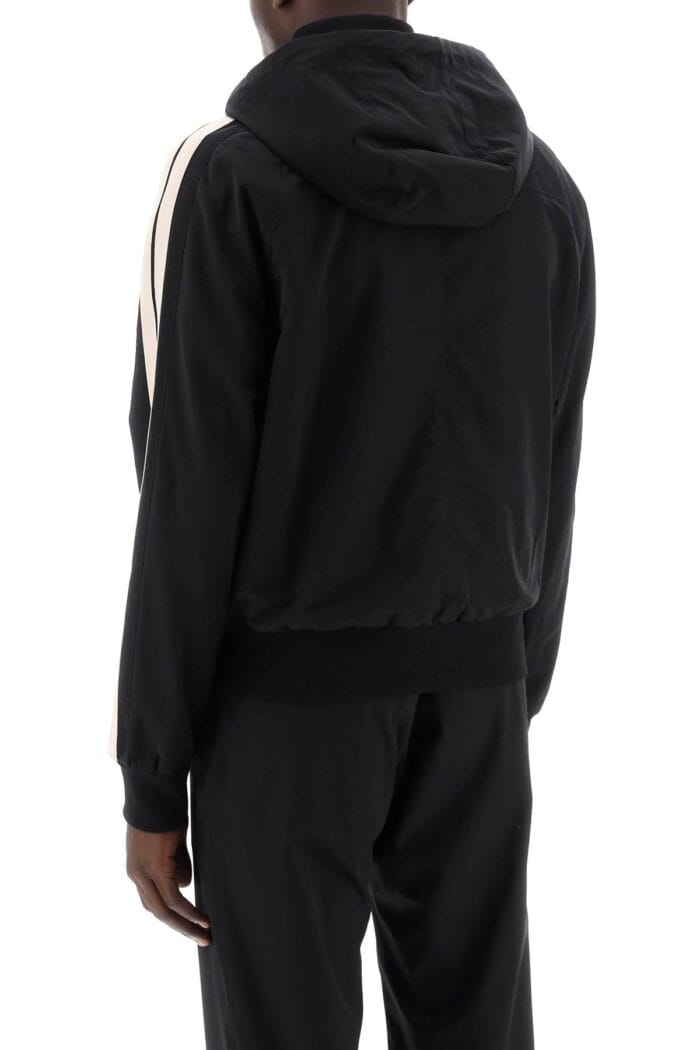 PALM ANGELS Hooded Bomber Jacket