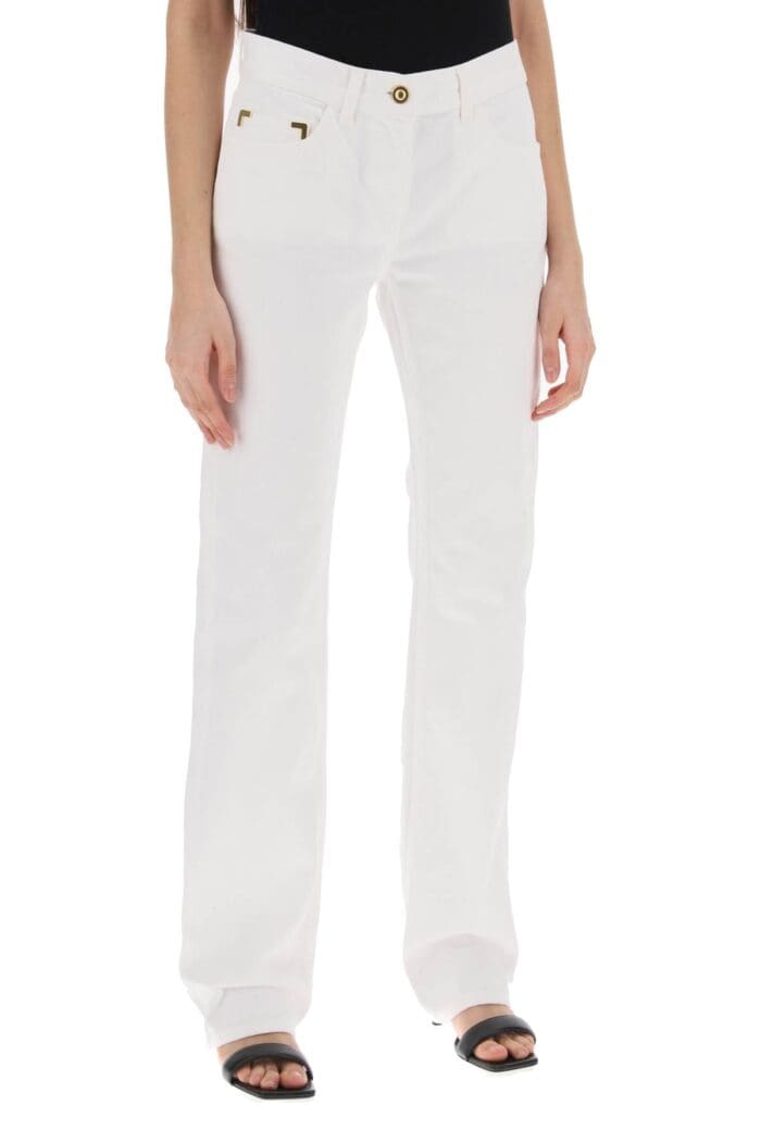 PALM ANGELS Jeans With Gold Metal Detailing