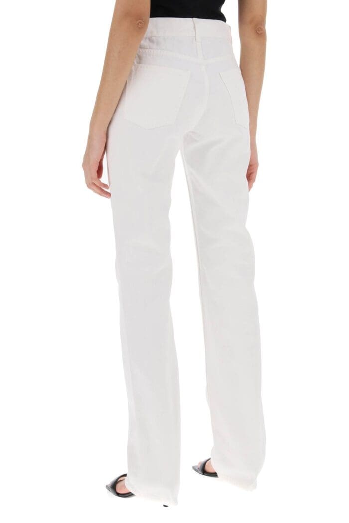 PALM ANGELS Jeans With Gold Metal Detailing